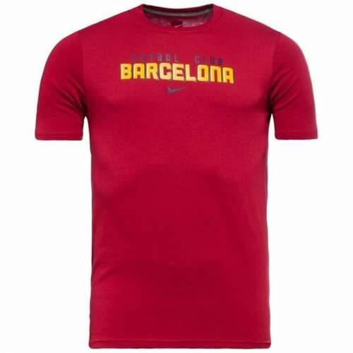Dječje Majica Kratkih Rukava Nike FC Barcelona Club Crvena Cijena