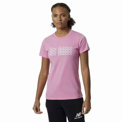 Ženska Majica Kratkih Rukava New Balance Essentials Celebrate Roza Cijena