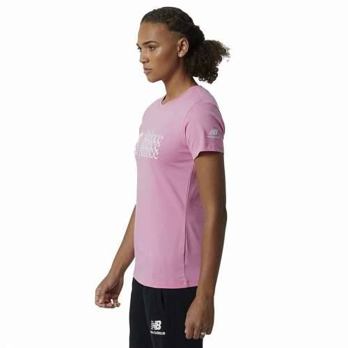 Ženska Majica Kratkih Rukava New Balance Essentials Celebrate Roza Cijena