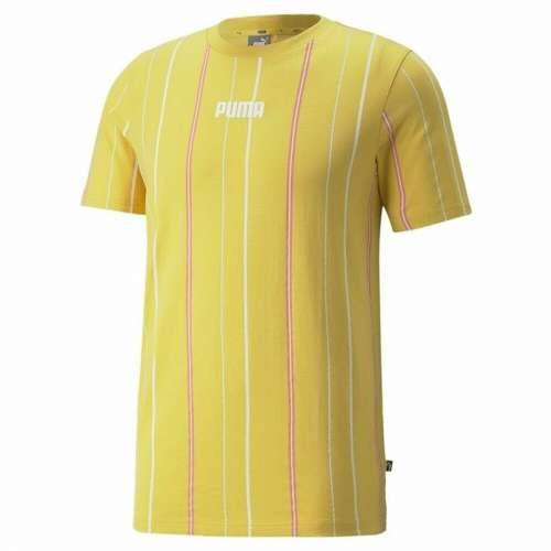 Muška Majica Kratkih Rukava Puma Modern Basics Stripe M Rumena Cijena