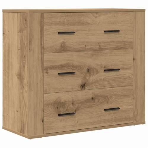 Komoda boja hrasta artisan 80 x 33 x 70 cm konstruirano drvo - hrast artisan 1 Cijena