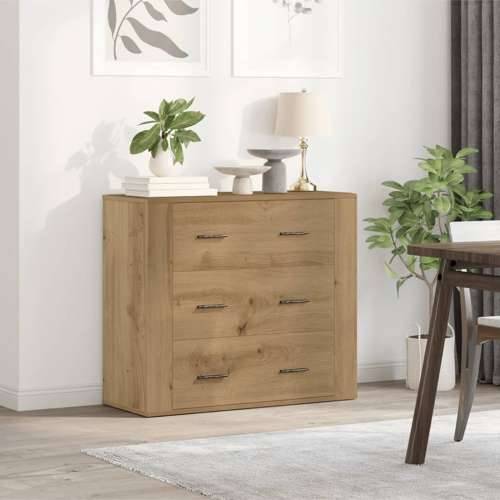 Komoda boja hrasta artisan 80 x 33 x 70 cm konstruirano drvo - hrast artisan 1 Cijena