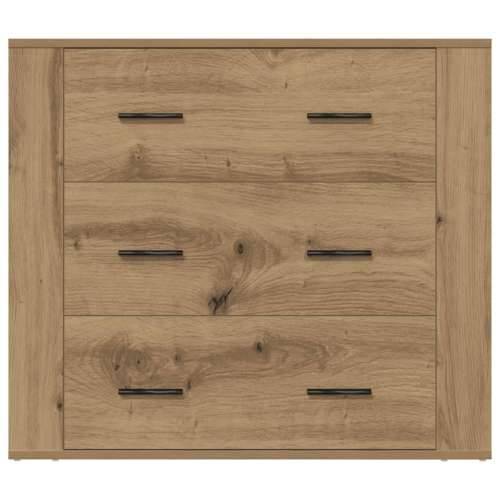 Komoda boja hrasta artisan 80 x 33 x 70 cm konstruirano drvo - hrast artisan 1 Cijena