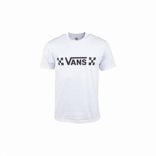 Muška Majica Kratkih Rukava Vans Drop V Check-B Bijela Cijena