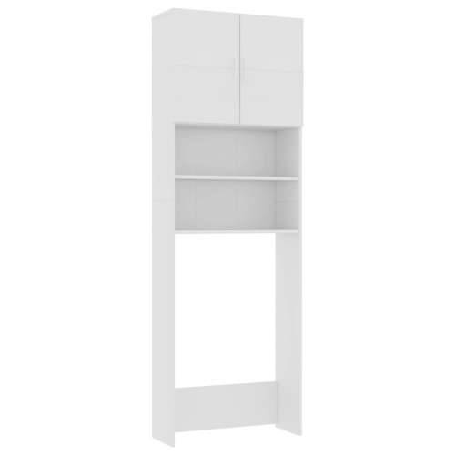 Ormarić za perilicu rublja bijeli 64 x 25,5 x 190 cm od iverice Cijena