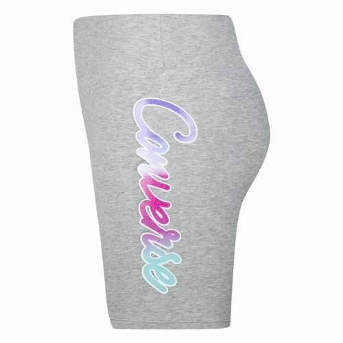 Sportske Tajice za Djecu Script Glitter High Converse Rise Biker Svjetlo siva Cijena