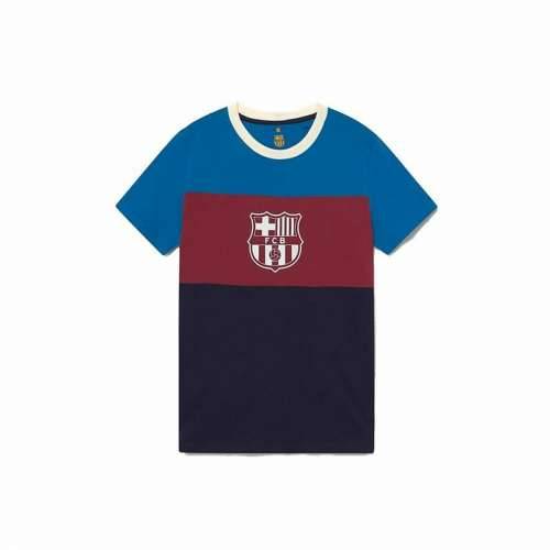 Muški Nogometni Dres Kratkih Rukava F.C. Barcelona Plava Cijena