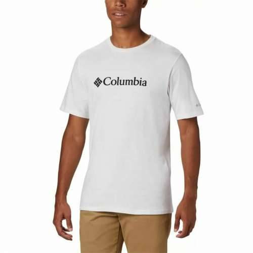 Sportska Majica Kratkih Rukava Columbia Basic Logo Bijela Cijena