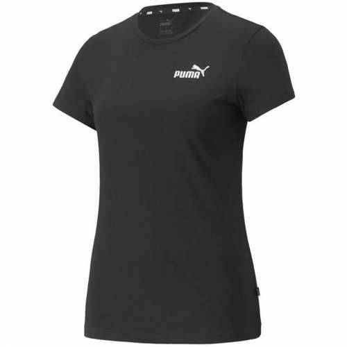 Sportska Majica Kratkih Rukava Puma Essentials+ Embroidery Crna Cijena