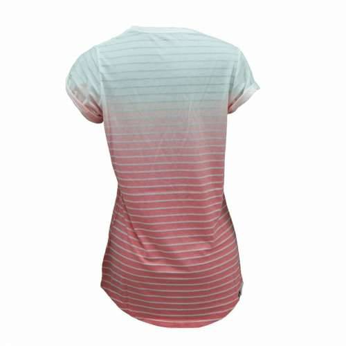 Ženska Majica Kratkih Rukava Nike SS Dip Dye Burnout Crvena Bijela Cijena