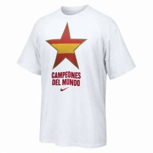 Muška Majica Kratkih Rukava Nike Estrella España Campeones del Mundo 2010 Bijela Cijena