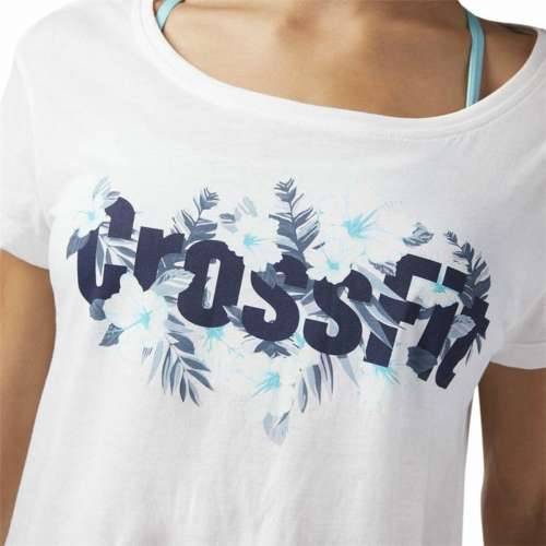 Ženska Majica Kratkih Rukava Reebok Floral Easy Crossfit Bijela Cijena
