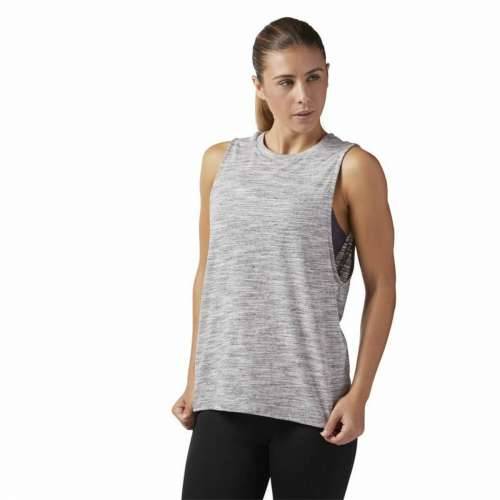 Tanktop Frau Reebok Marble Muscle Svjetlo siva Cijena