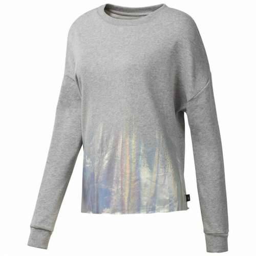 Muška Majica bez Kapuljače Reebok Foil Crew Svjetlo siva Cijena