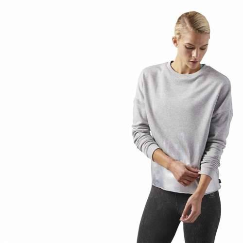 Muška Majica bez Kapuljače Reebok Foil Crew Svjetlo siva Cijena