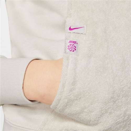 Gornji Dio Trenirke bez Kapuljače za Djevojčice Nike Heritage Bež Cijena
