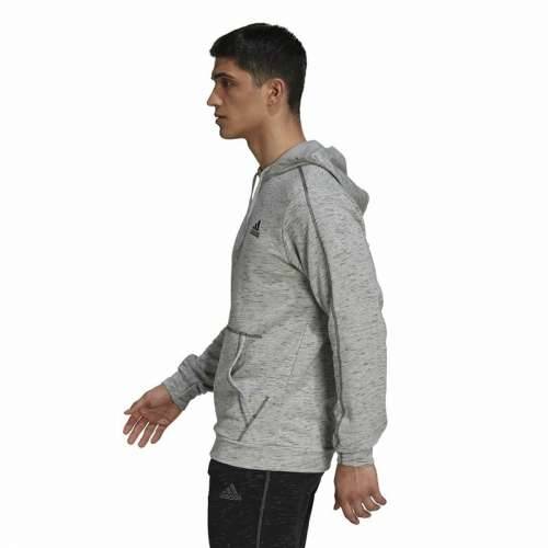 Muška Majica s Kapuljačom Adidas Essentials Mélange Embroidered Svjetlo siva Cijena