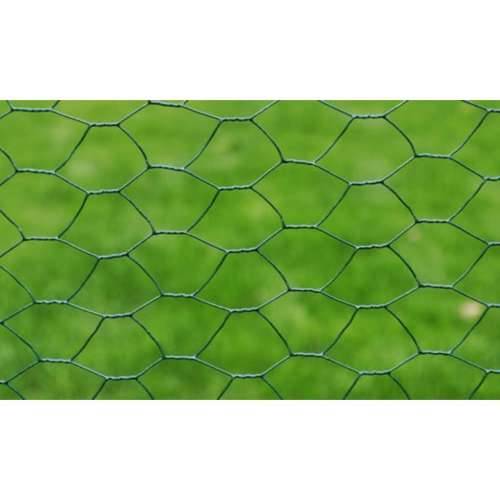 Žičana mreža od čelika s PVC oblogom za kokoši 25 x 0,75 m zelena Cijena