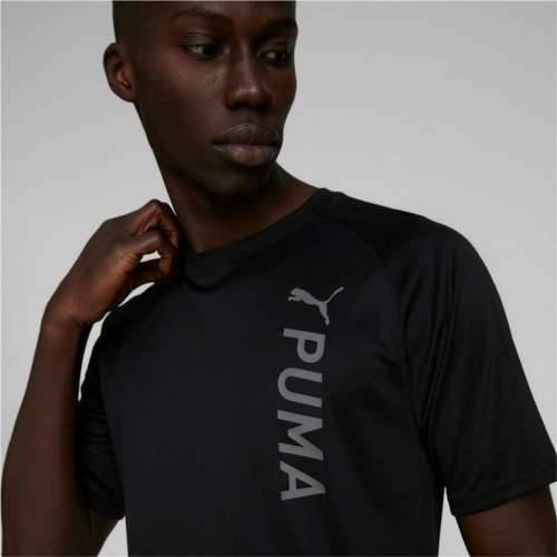 Muška Majica Kratkih Rukava Puma Fit Crna Moški Cijena