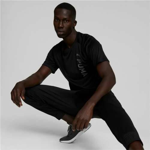 Muška Majica Kratkih Rukava Puma Fit Crna Moški Cijena