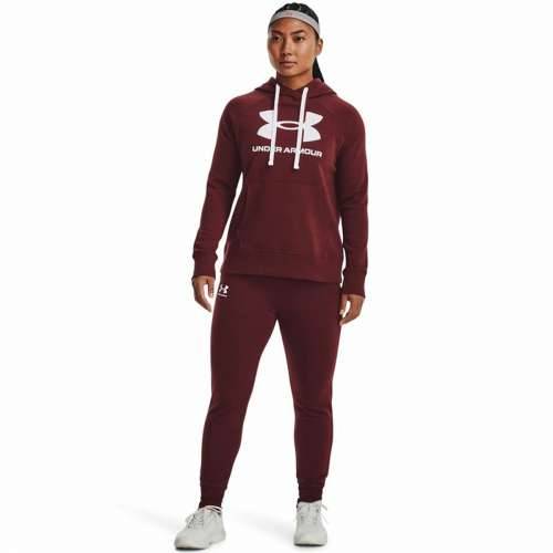 Ženska Majica s Kapuljačom Under Armour Rival Fleece Granatna Cijena