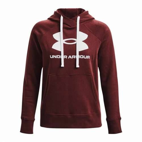 Ženska Majica s Kapuljačom Under Armour Rival Fleece Granatna Cijena