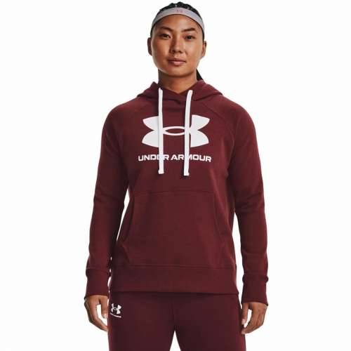 Ženska Majica s Kapuljačom Under Armour Rival Fleece Granatna Cijena