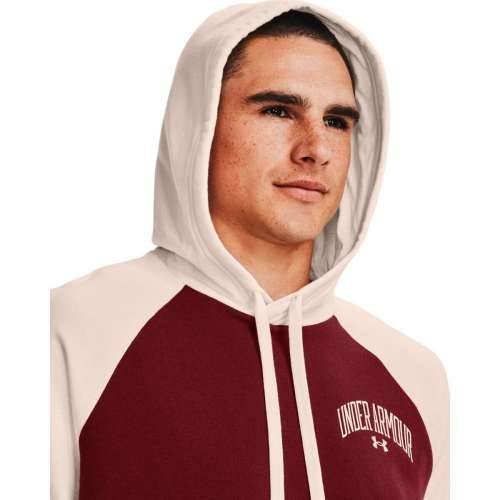 Muška Majica s Kapuljačom Under Armour Tamno crvena Cijena