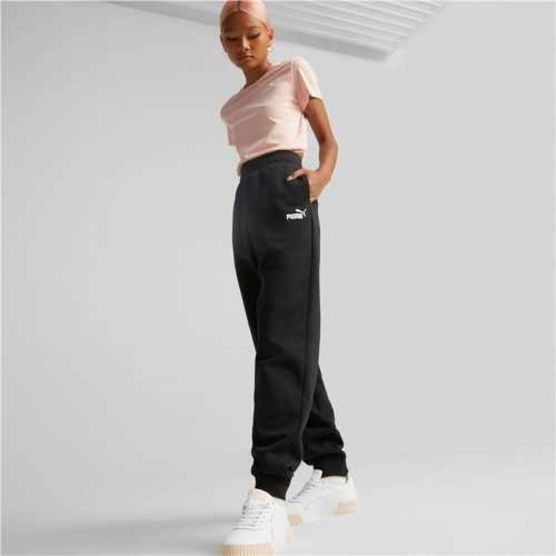 Donji Dio Trenirke za Odrasle Puma ESS+ Embroidery High-Waist Dama Crna Cijena