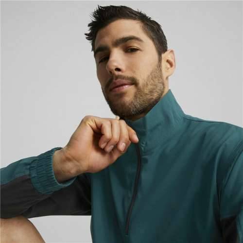 Muška Majica bez Kapuljače Puma Fit Woven Training Zelena Cijena
