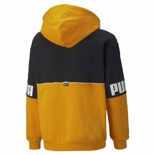 Muška Majica s Kapuljačom Puma Power Colorblock Crna Rumena Cijena