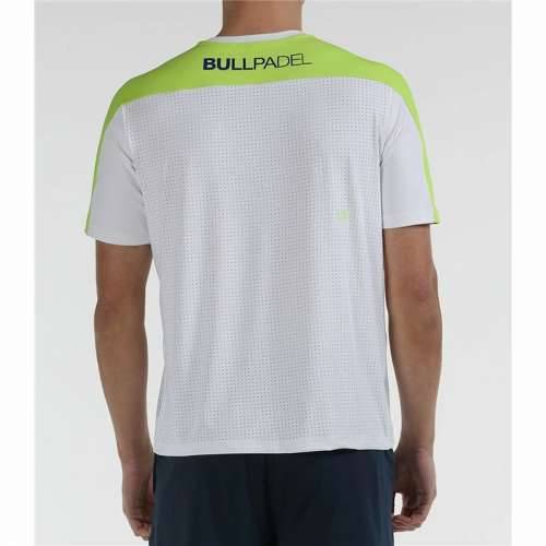Muška Majica Kratkih Rukava Bullpadel Bijela Moški Cijena