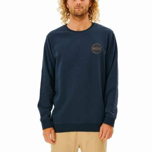Muška Majica bez Kapuljače Rip Curl Re Entry Crew Mornarsko plava Cijena
