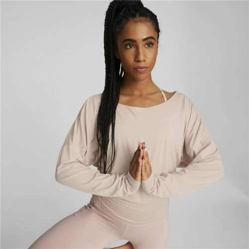 Ženska Majica bez Kapuljače Puma Studio Yogini Lite Losos Cijena
