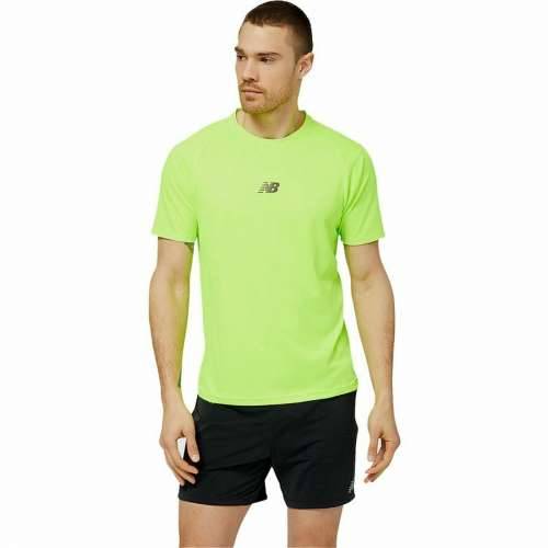 Sportska Majica Kratkih Rukava New Balance Limeta zelena Cijena