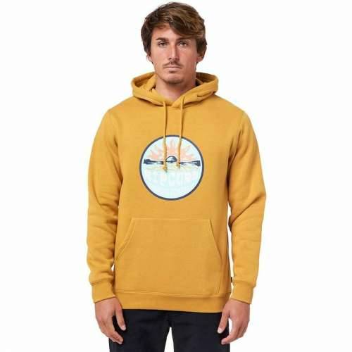 Muška Majica s Kapuljačom Rip Curl Down The Line zlatan Cijena