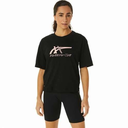 Ženska Majica Kratkih Rukava Asics Tiger Crna Cijena