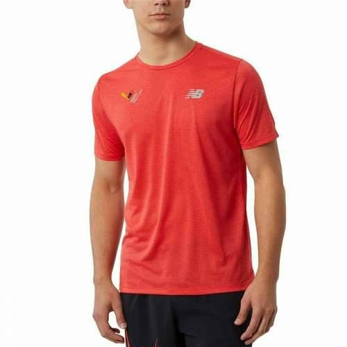 Sportska Majica Kratkih Rukava New Balance Impact Run Oranžna Cijena