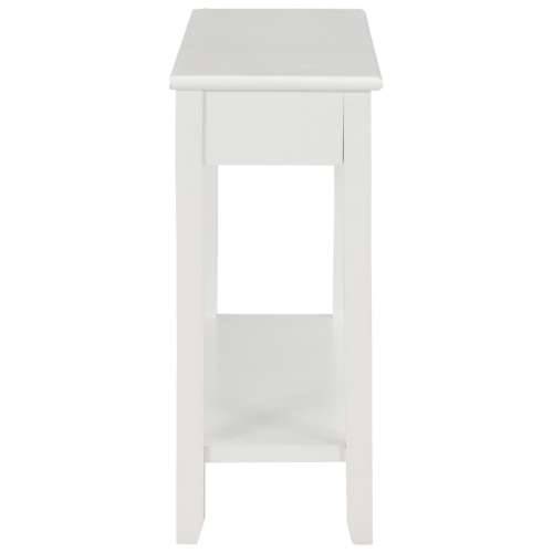 Konzolni stol bijeli 110 x 35 x 80 cm drveni Cijena