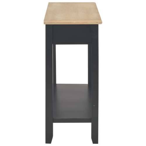 Konzolni stol crni 110 x 35 x 80 cm drveni - Crna 1 Cijena