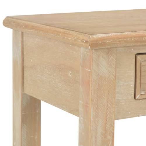 Konzolni stol 110 x 35 x 80 cm drveni - Smeđa 1 Cijena