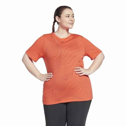 Ženska Majica Kratkih Rukava Reebok Burnout Oranžna Cijena