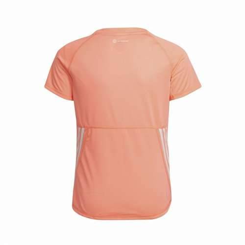 Dječje Majica Kratkih Rukava Adidas Aeroready Three Stripes Losos Cijena