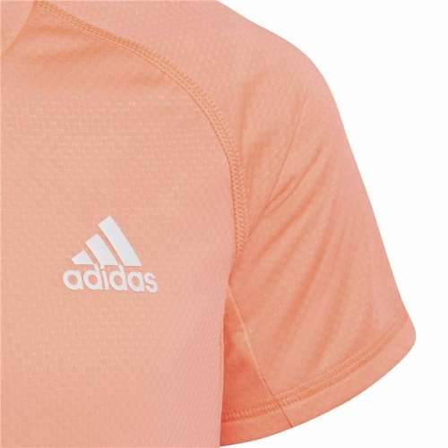 Dječje Majica Kratkih Rukava Adidas Aeroready Three Stripes Losos Cijena