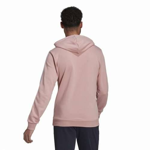 Muška Majica s Kapuljačom Adidas Essentials Wonder Mauve 3 Stripes Roza Cijena