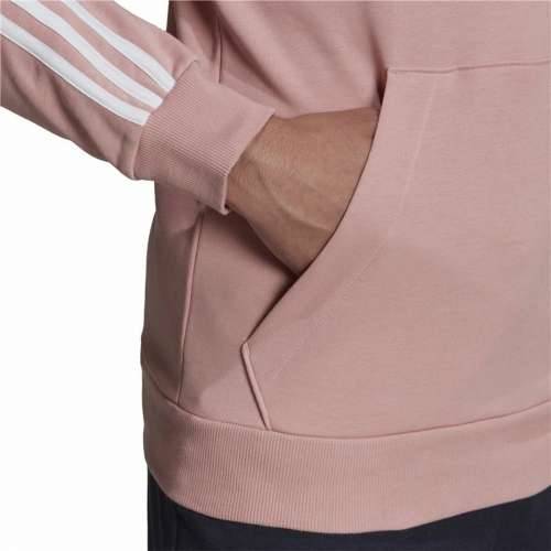 Muška Majica s Kapuljačom Adidas Essentials Wonder Mauve 3 Stripes Roza Cijena