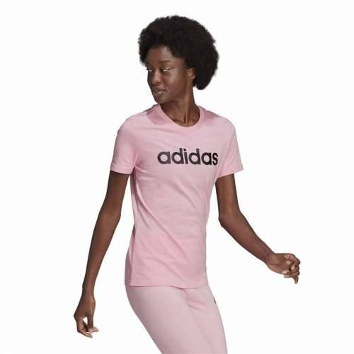 Ženska Majica Kratkih Rukava Adidas Loungewear Essentials Slim Logo Roza Cijena