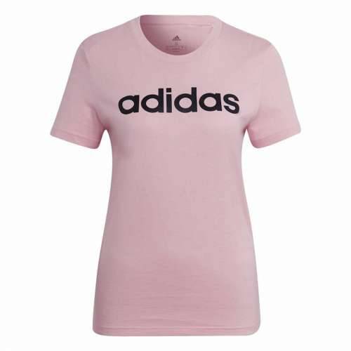 Ženska Majica Kratkih Rukava Adidas Loungewear Essentials Slim Logo Roza Cijena