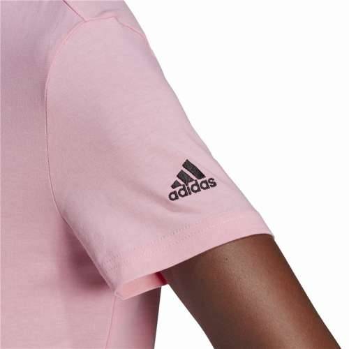 Ženska Majica Kratkih Rukava Adidas Loungewear Essentials Slim Logo Roza Cijena
