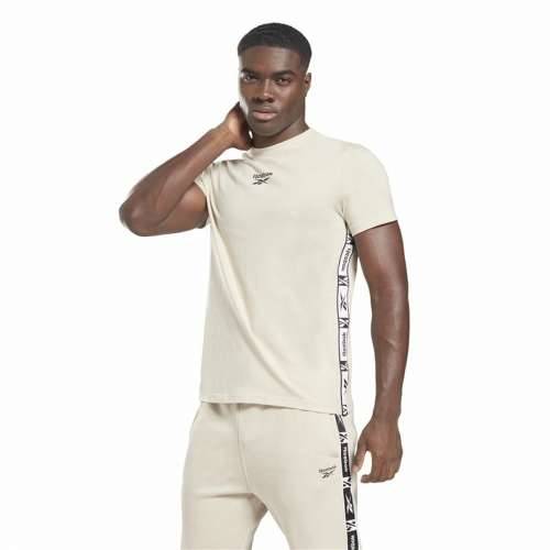 Muška Majica Kratkih Rukava Reebok Identity Tape Bež Cijena
